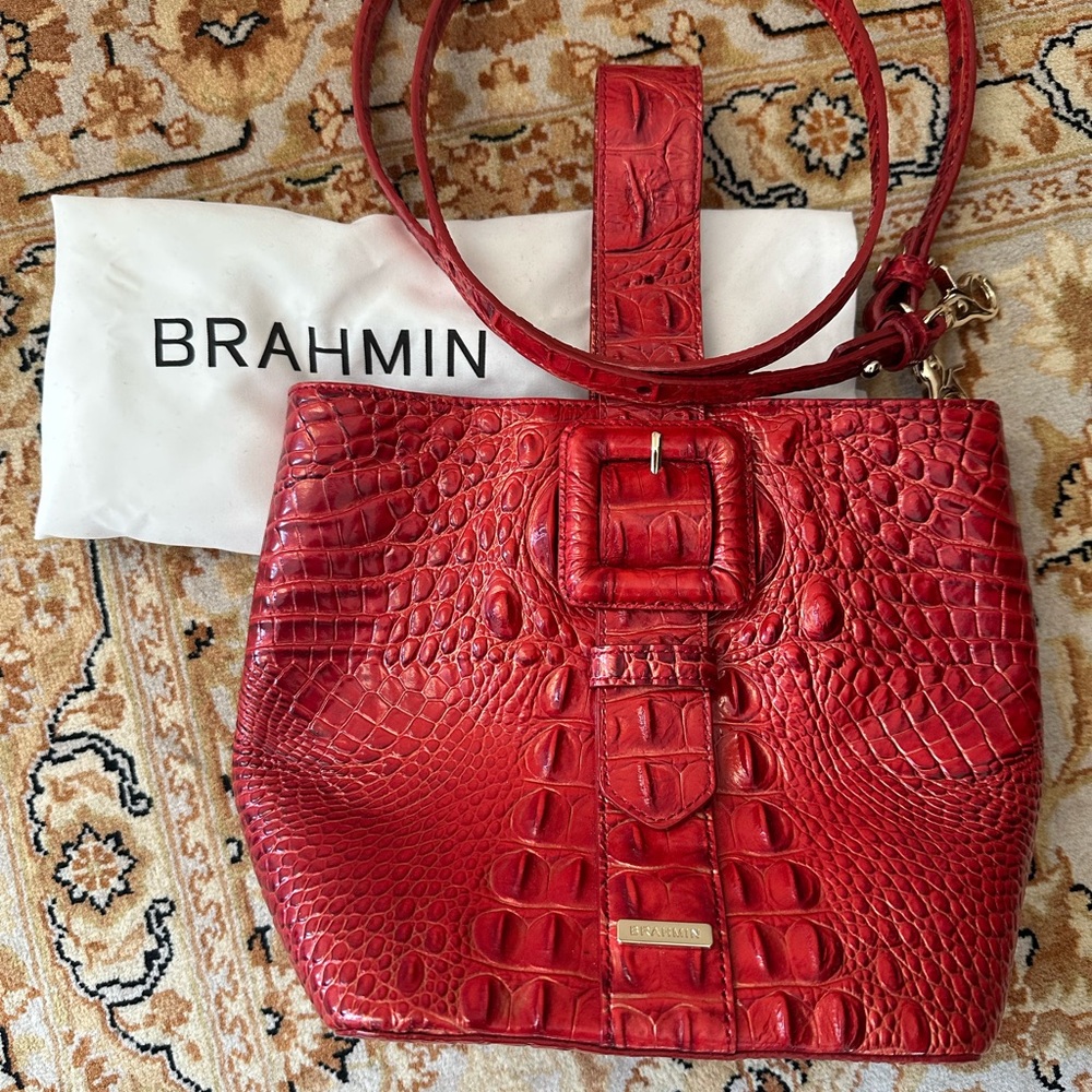 Brahmin Red Purse